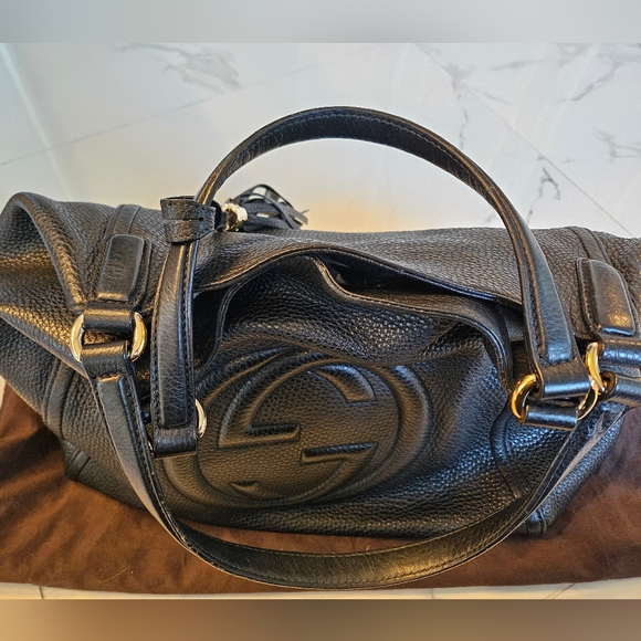 🖤Gorgeous Authentic Gucci Soho Leather Bag Medium - Picture 11 of 17